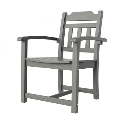 WS-SS-001 - Weather-Resistant 5-Piece Light Gray Patio Dining Set