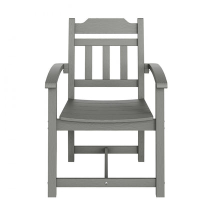 WS-SS-001 - Weather-Resistant 5-Piece Light Gray Patio Dining Set