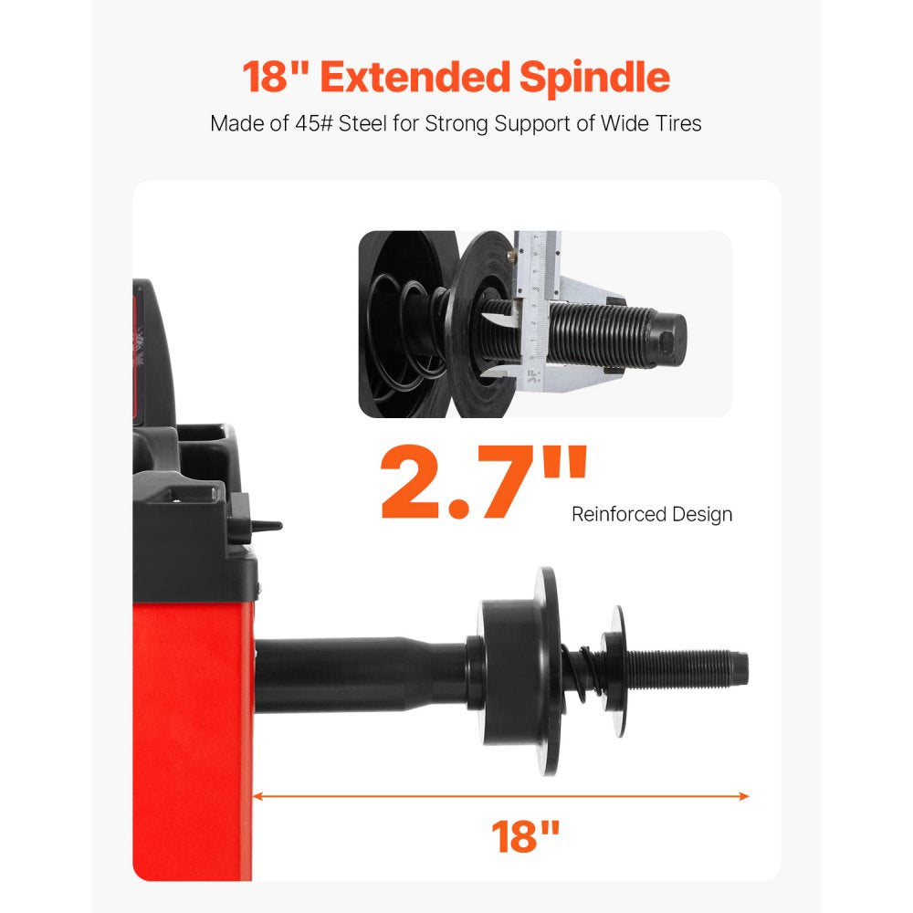 KC-9803 - Precision Tire Balancer for SUVs and Sedans with Storage Solutions