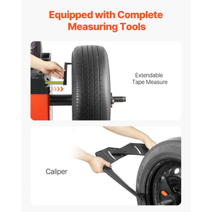 KC-9803 - Precision Tire Balancer for SUVs and Sedans with Storage Solutions