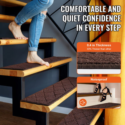 GGDQ-GY - 9"x28" Non-Slip Stair Treads for Safety and Style