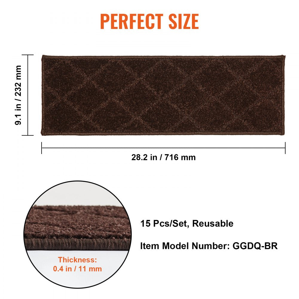 GGDQ-GY - 9"x28" Non-Slip Stair Treads for Safety and Style