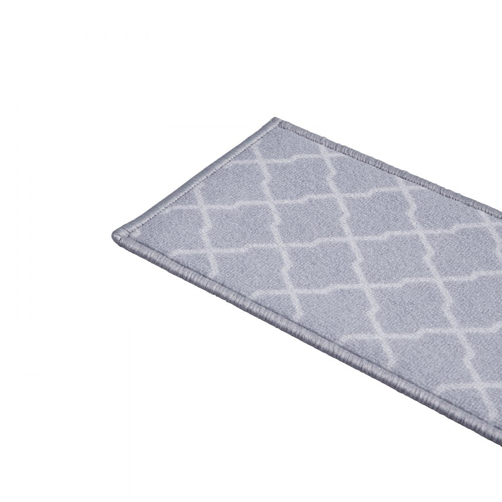 NLYH-GY - 28"x9" Plush Non-Slip Stair Treads for Safety and Comfort