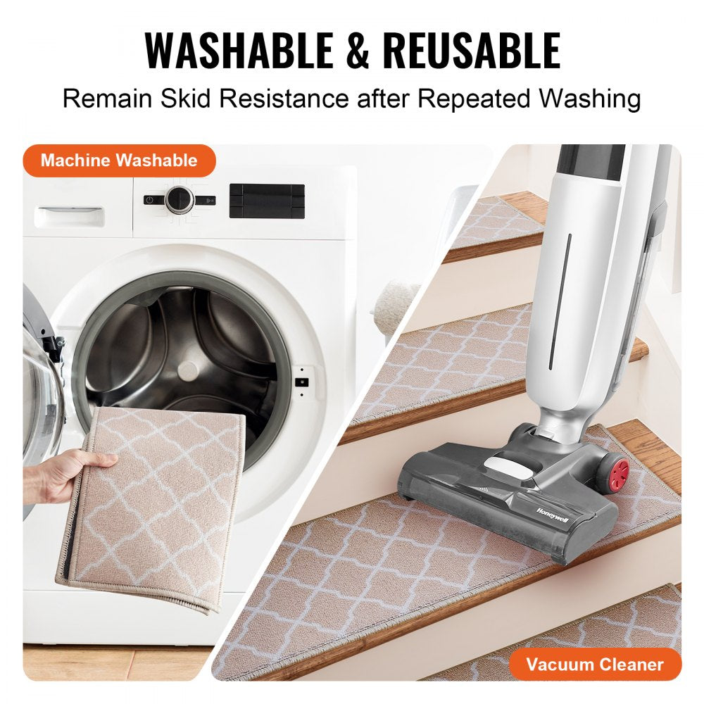 NLYH-BR - 9" x 28" Non-Slip Stair Treads for Safety and Style