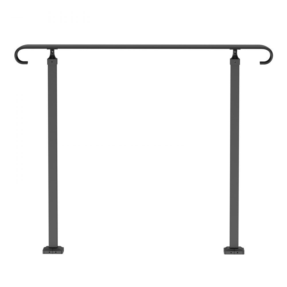 LTFS-1.2MLZ - Durable Wrought Iron Handrails for Steps up to 3ft