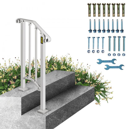Picket#1 - Wrought Iron Handrail for 1-2 Steps, 11.8" Long