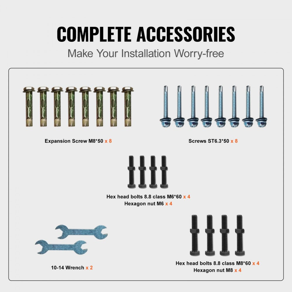 Picket#1 - Adjustable Wrought Iron Outdoor Stair Handrail for 1-2 Steps