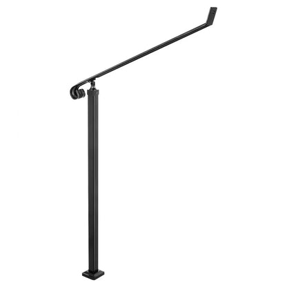 010523109501 - Durable Wrought Iron Handrails for 2-3 Steps, Easy Install