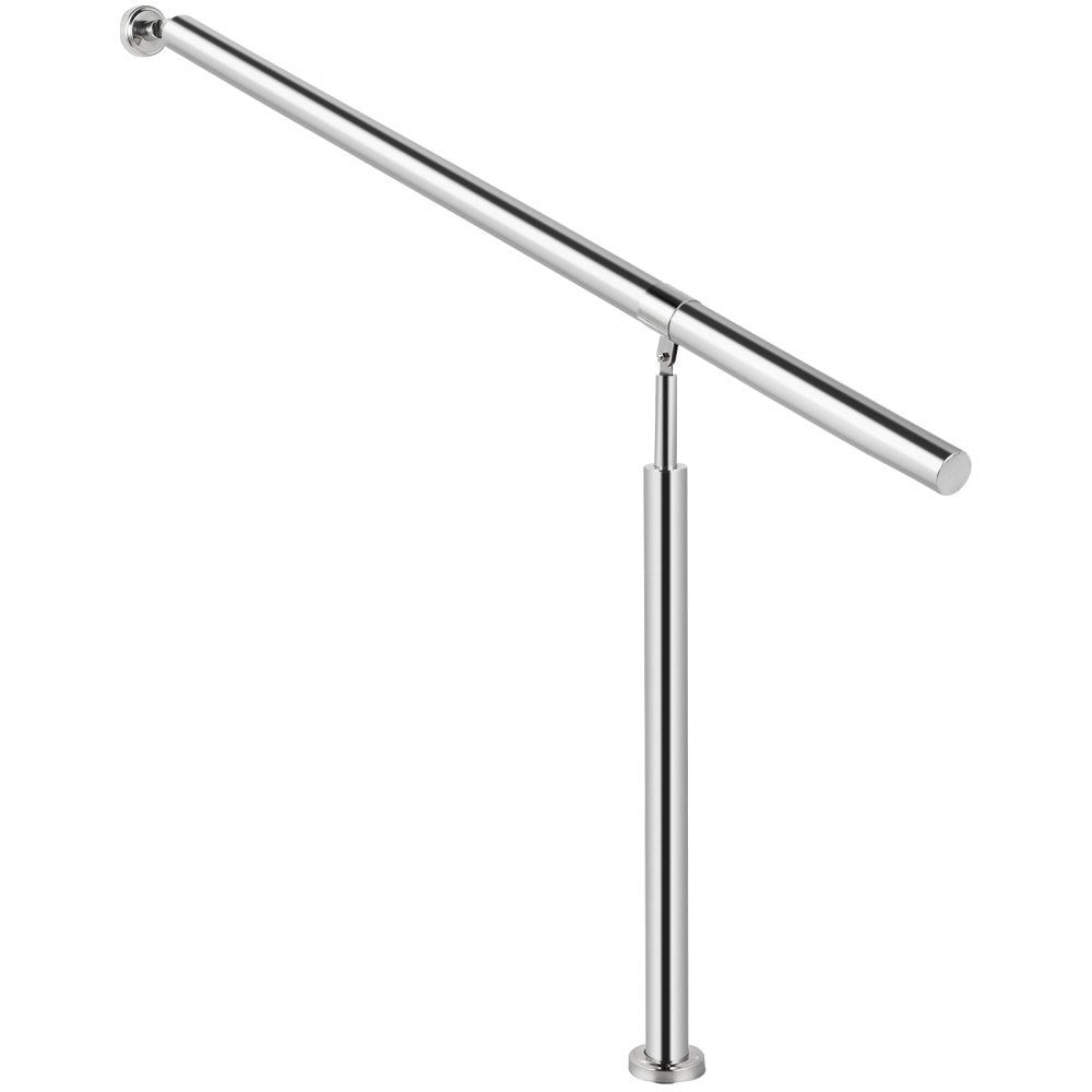 010661669203 - 304 Stainless Steel Handrail for 3-4 Steps, Rust-Proof Design