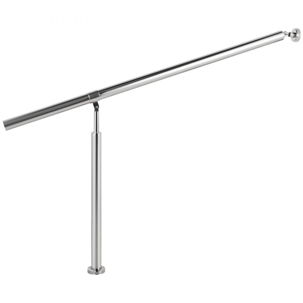 010661669203 - 304 Stainless Steel Handrail for 3-4 Steps, Rust-Proof Design