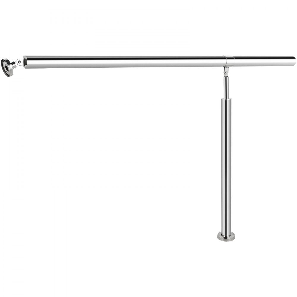 010661669203 - 304 Stainless Steel Handrail for 3-4 Steps, Rust-Proof Design