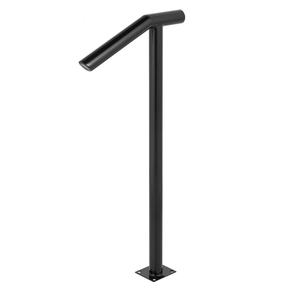 DLZ-2STEP - Outdoor Iron Handrail for 1-2 Steps, Supports 441 lbs
