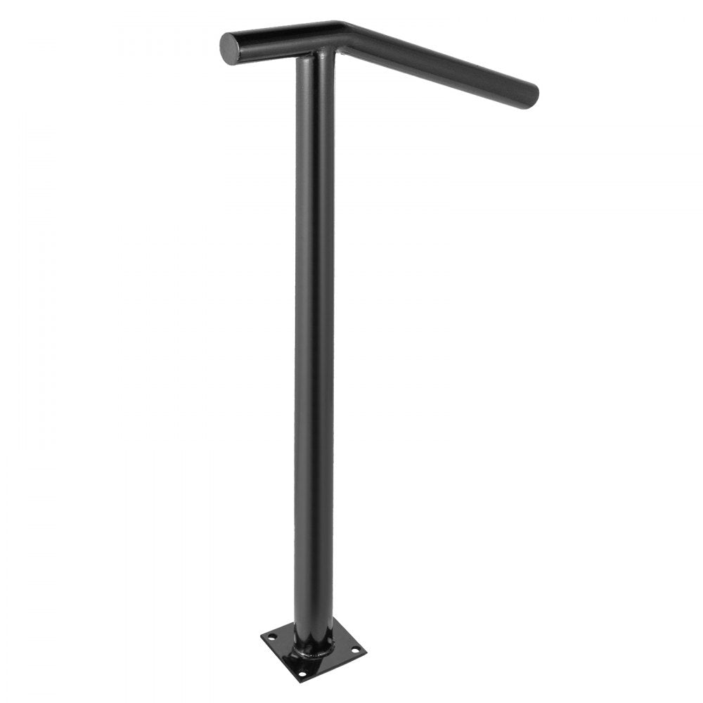 DLZ-2STEP - Outdoor Iron Handrail for 1-2 Steps, Supports 441 lbs