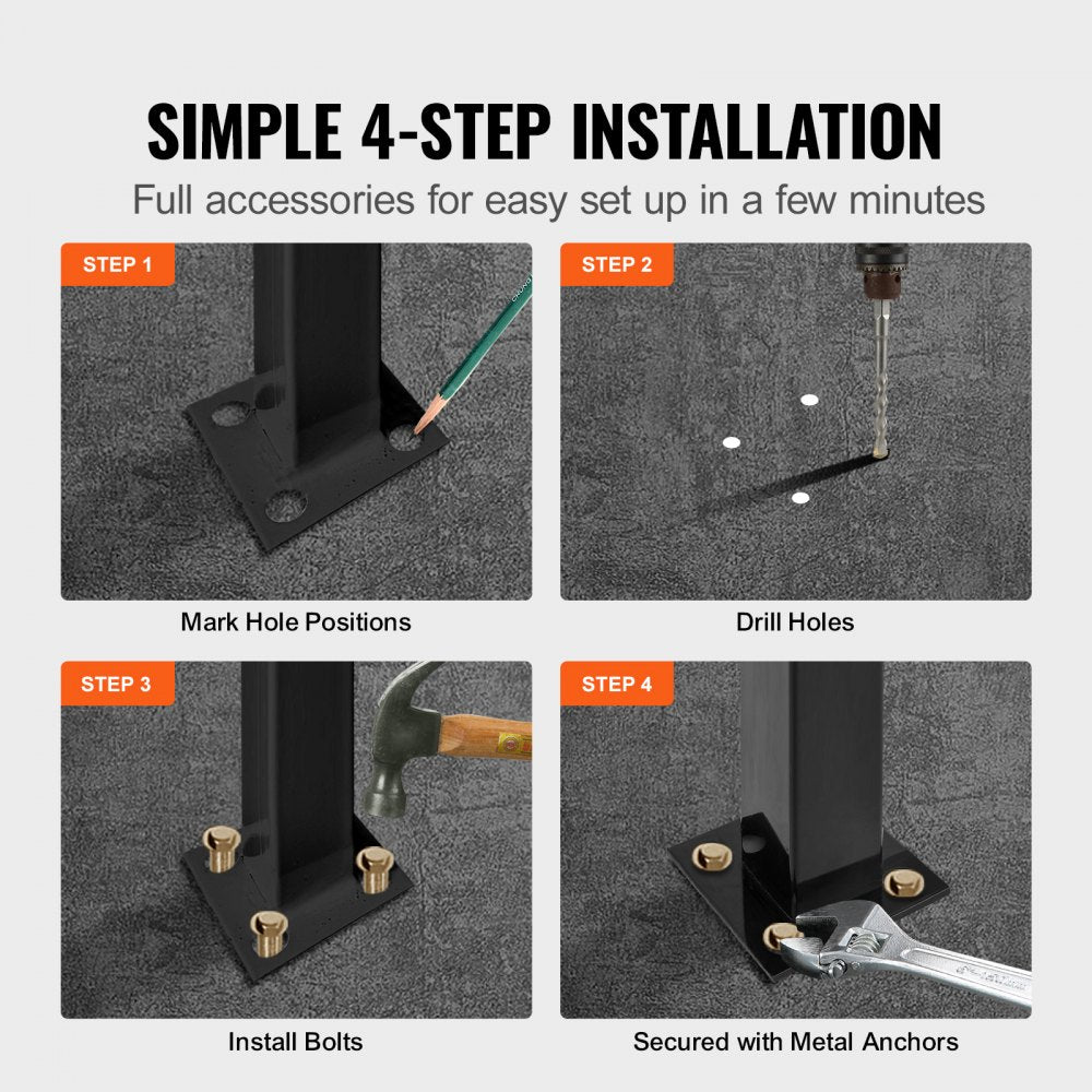 Picket#2 - Flexible Wrought Iron Handrail for 2-3 Steps