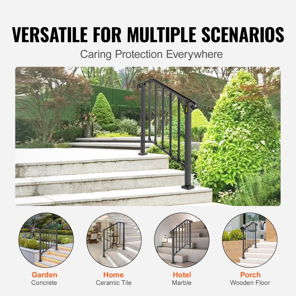Picket#2 - Flexible Wrought Iron Handrail for 2-3 Steps