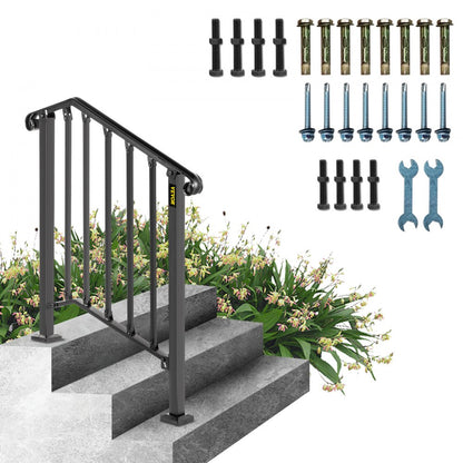 Picket#2 - Flexible Wrought Iron Handrail for 2-3 Steps