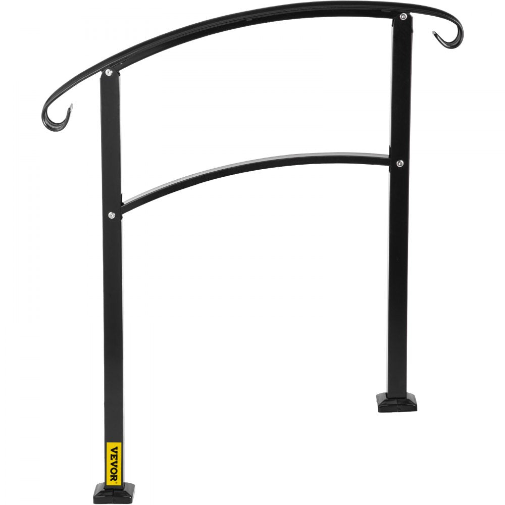 LTFS-3FTB - Outdoor 3-Step Wrought Iron Handrail for Safety