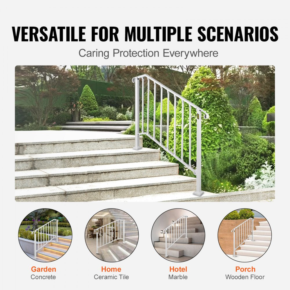 Picket#3 - Adjustable Wrought Iron Handrail for 3 or 4 Steps