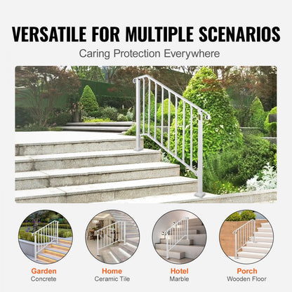 Picket#3 - Adjustable Wrought Iron Handrail for 3 or 4 Steps