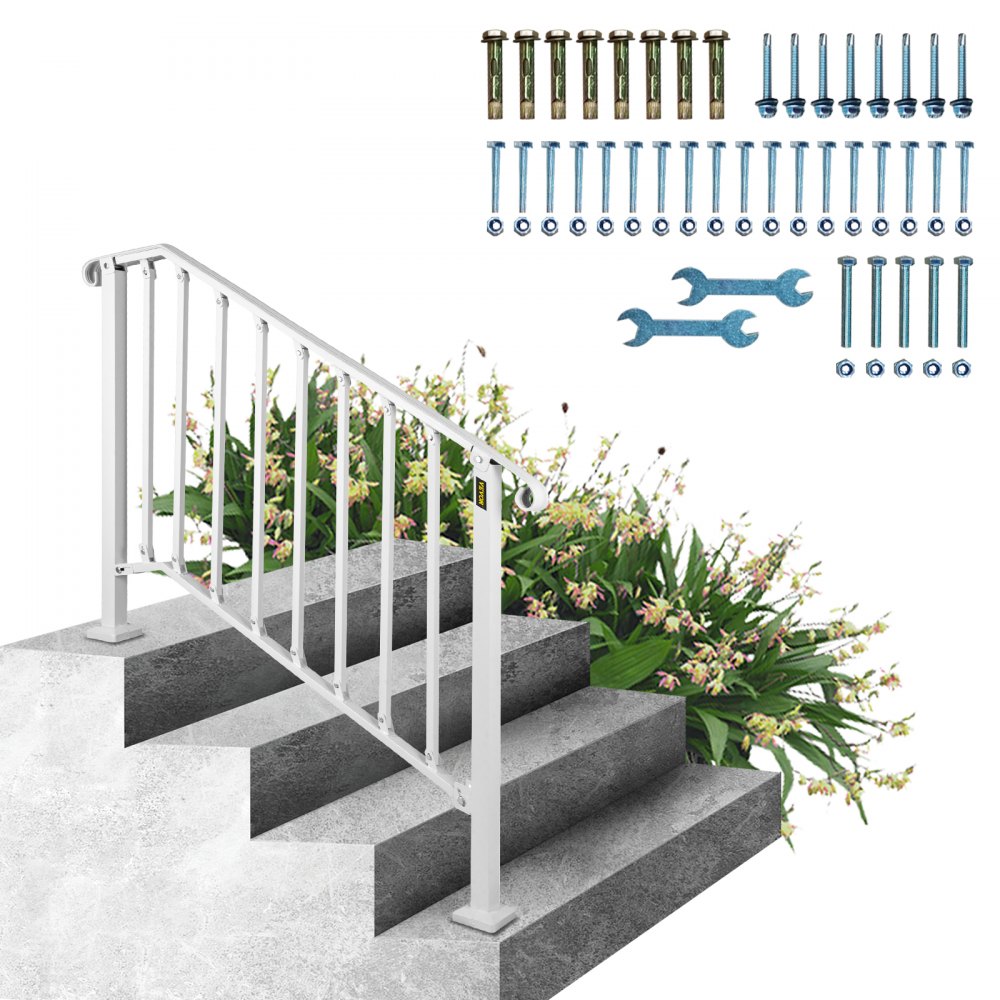 Picket#3 - Adjustable Wrought Iron Handrail for 3 or 4 Steps