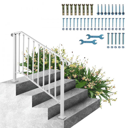 Picket#3 - Adjustable Wrought Iron Handrail for 3 or 4 Steps
