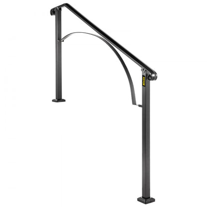 Arch#4 - Adjustable Wrought Iron Handrail for 4-5 Step Stairs