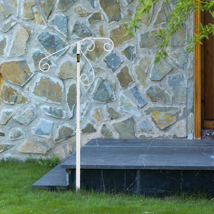 010138314230 - Wrought Iron Handrail for 1-2 Steps, Rustproof & Stylish
