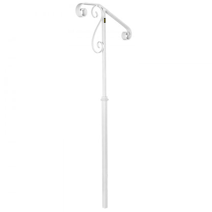 010138314230 - Wrought Iron Handrail for 1-2 Steps, Rustproof & Stylish