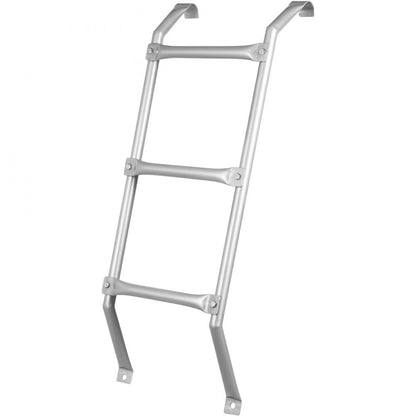 010921438474 - 3-Step Steel Emergency Escape Ladder with Handrails