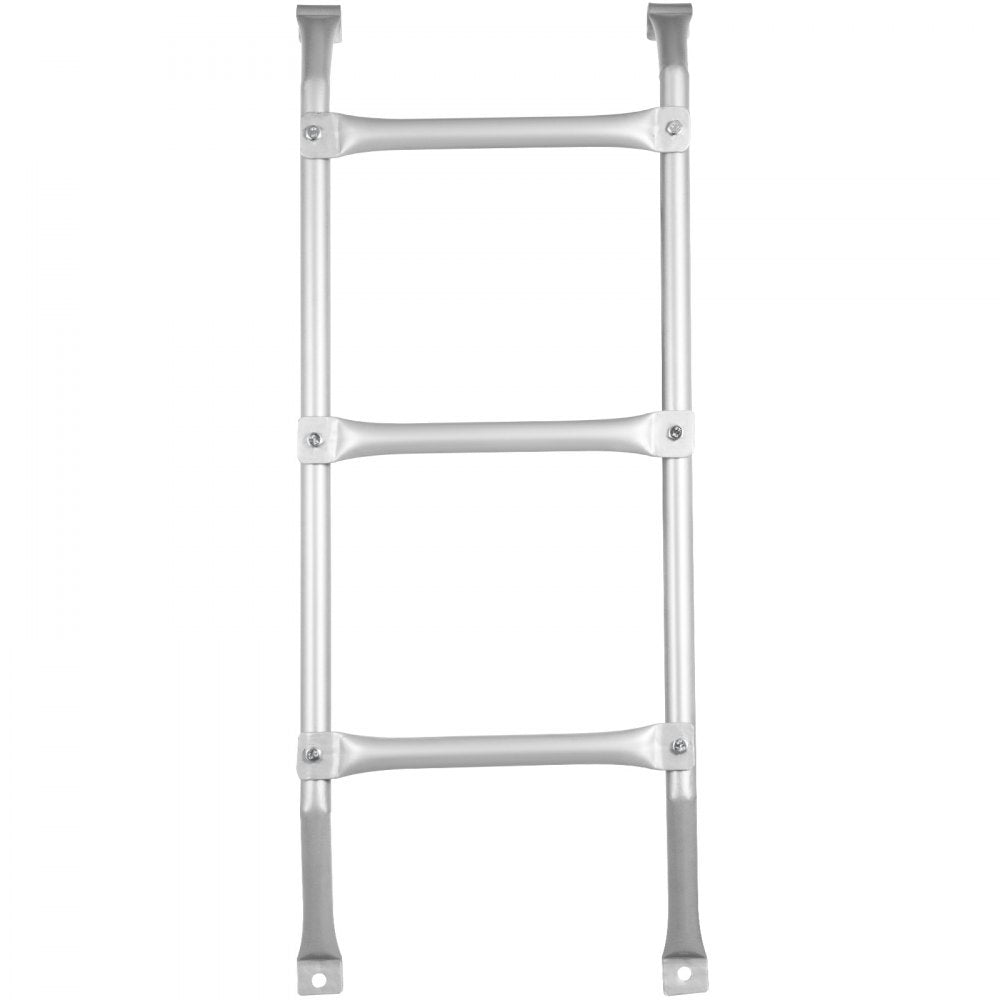 010921438474 - 3-Step Steel Emergency Escape Ladder with Handrails