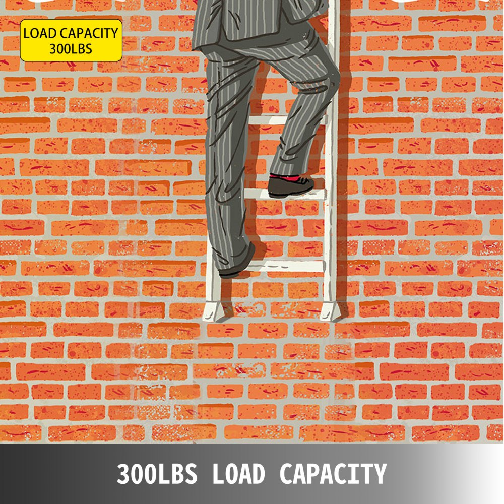 010921438474 - 3-Step Steel Emergency Escape Ladder with Handrails