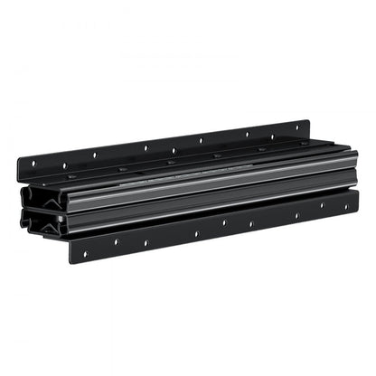 4801.400.BK - 16" Silent Undermount Drawer Slides for Stair Cabinets