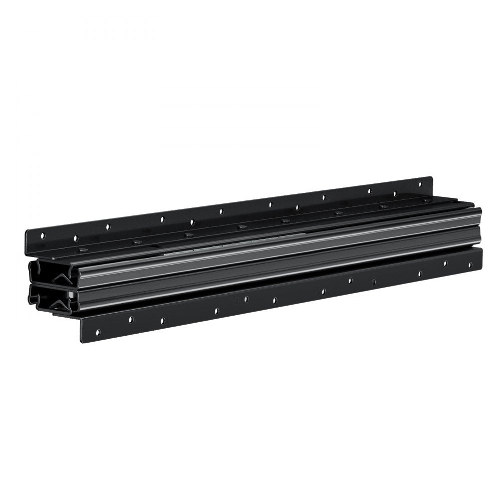 4801.600.BK - Heavy-Duty 24" Steel Drawer Slides with Full Extension