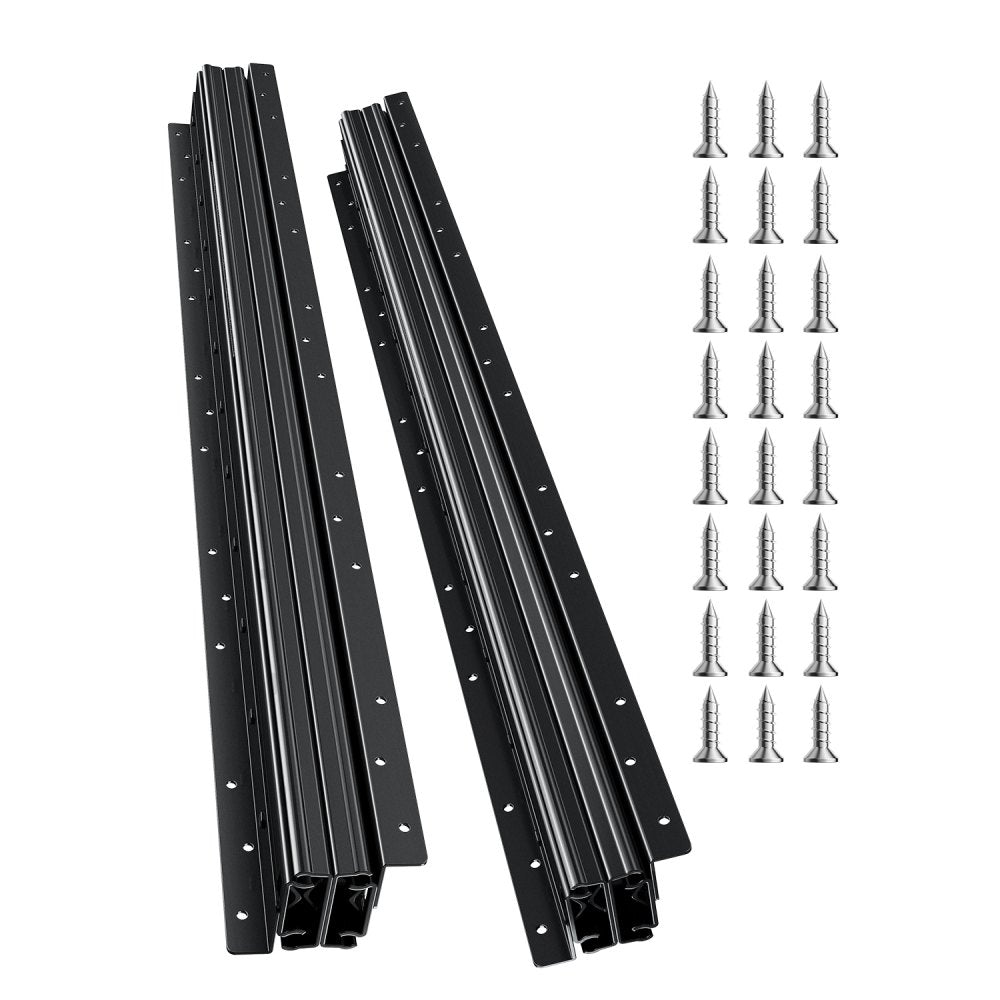 4801.800.BK - 32" Heavy-Duty Undermount Drawer Slides, 260lbs Capacity