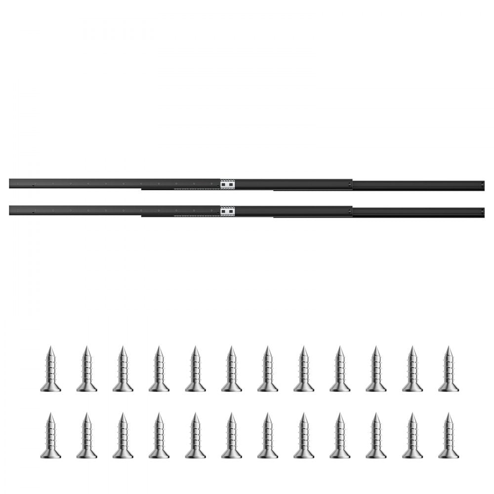 4801.1000.BK - Heavy-Duty 40" Drawer Slides with Silent Operation & 260 lbs Capacity