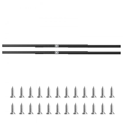 4801.1000.BK - Heavy-Duty 40" Drawer Slides with Silent Operation & 260 lbs Capacity