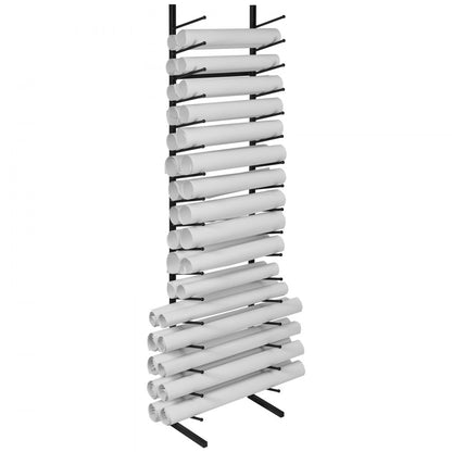 TFLT054 - 16-Tier Blueprint Storage Rack, Vertical Design 21.3" x 11.2"
