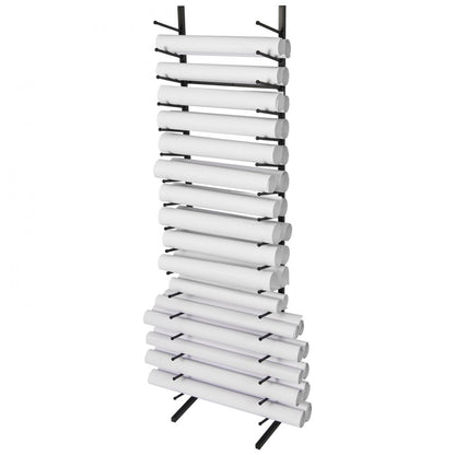 TFLT054 - 16-Tier Blueprint Storage Rack, Vertical Design 21.3" x 11.2"