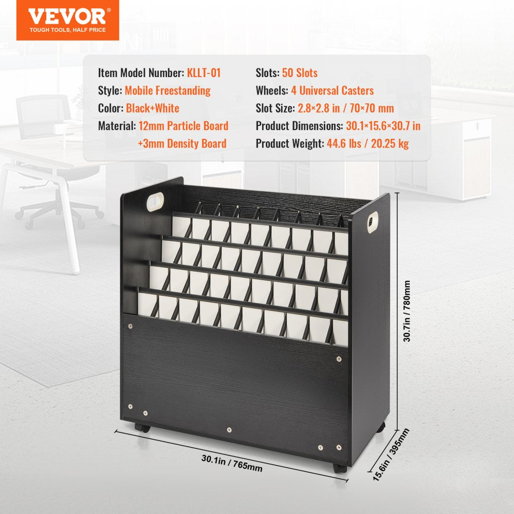 KLLT-01 - 50-Slot Vertical Blueprint Organizer for Efficient Storage