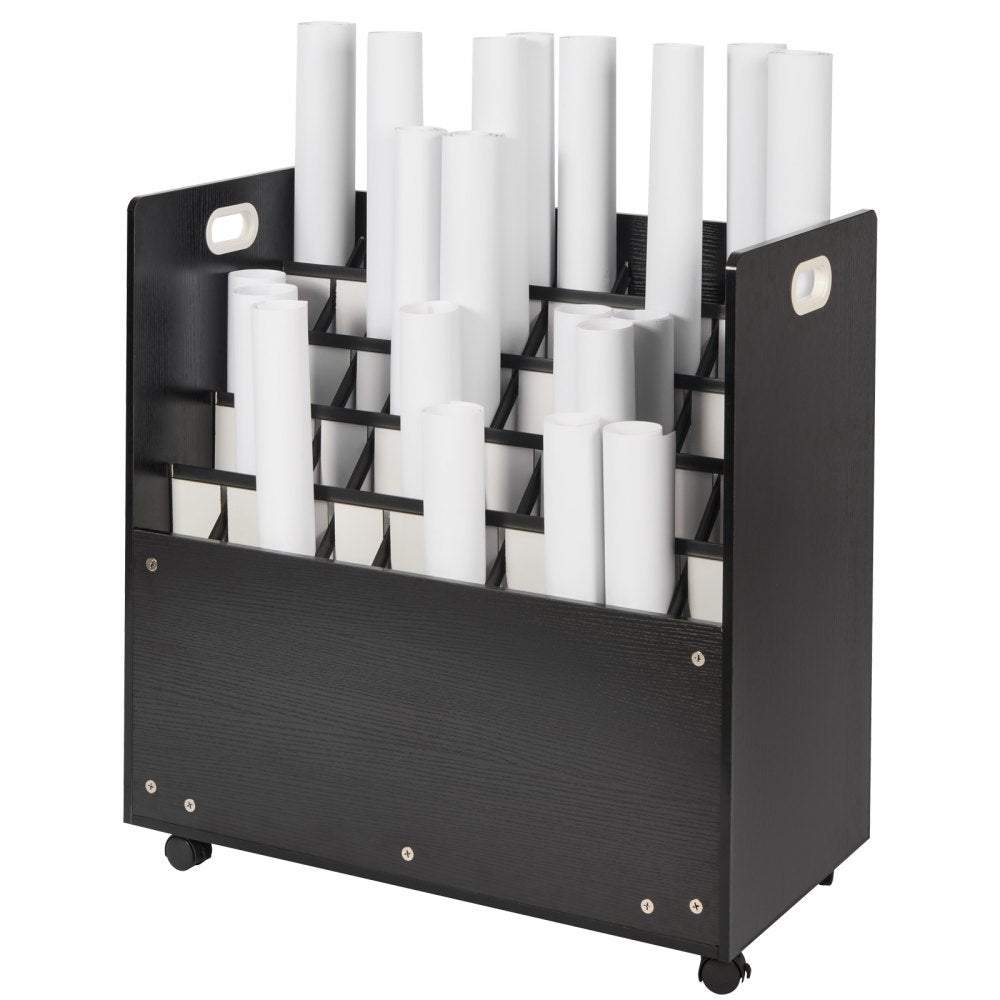 KLLT-01 - 50-Slot Vertical Blueprint Organizer for Efficient Storage