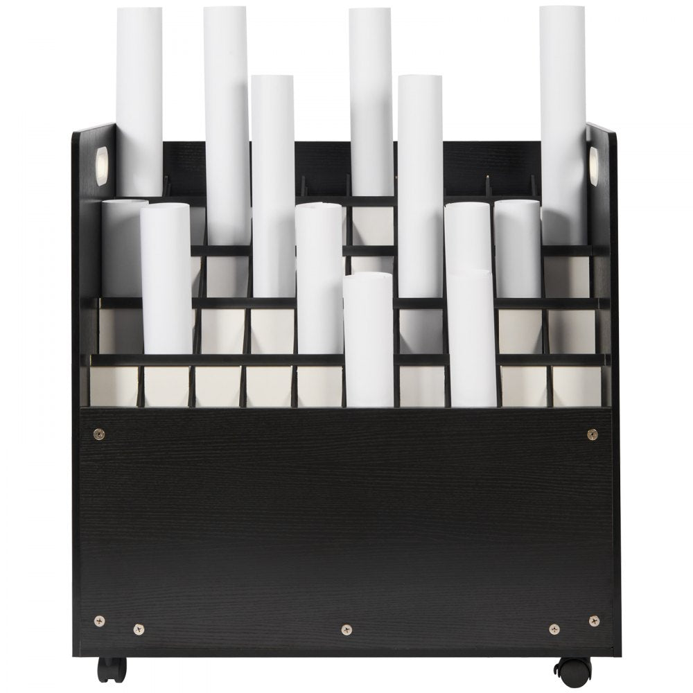 KLLT-01 - 50-Slot Vertical Blueprint Organizer for Efficient Storage