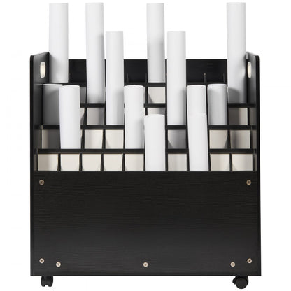KLLT-01 - 50-Slot Vertical Blueprint Organizer for Efficient Storage