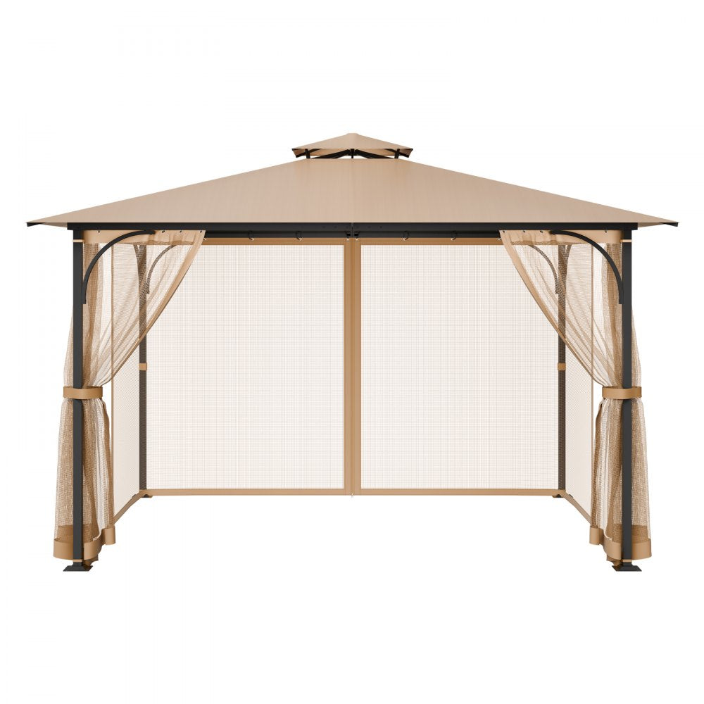 JDM-36LBE - 10x12 ft Polyester Gazebo Netting with Double-Sided Zipper