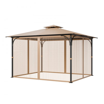 JDM-36LBE - 10x12 ft Polyester Gazebo Netting with Double-Sided Zipper