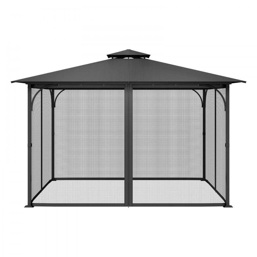 JDM-34K - 10x13 ft Durable Polyester Gazebo Netting with Zipper