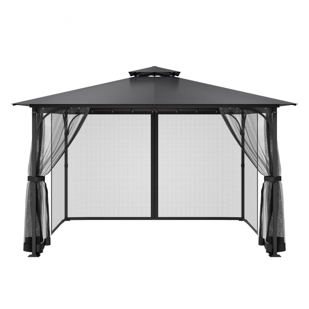 JDM-365K - Durable 12x12 Gazebo Netting with Zipper, Privacy & Easy Setup