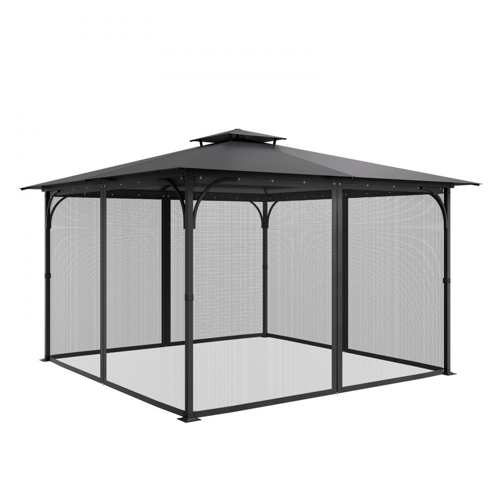 JDM-365K - Durable 12x12 Gazebo Netting with Zipper, Privacy & Easy Setup