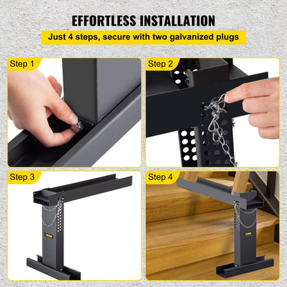 010944613925 - Adjustable Ladder Leveler for Safe Stair Use