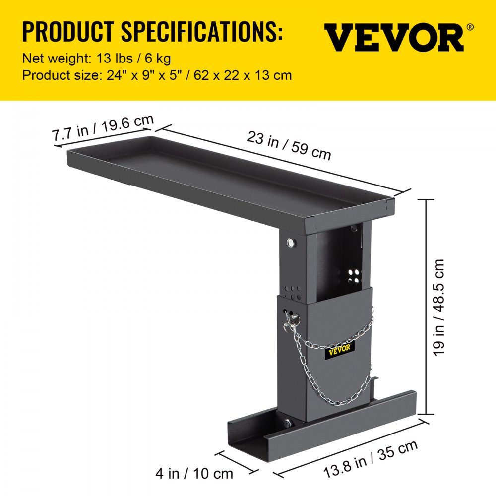 010918075498 - VEVOR Adjustable Ladder Leveler for Safe Stair Use