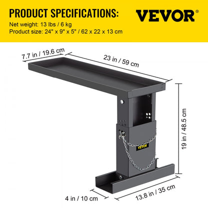 010918075498 - VEVOR Adjustable Ladder Leveler for Safe Stair Use